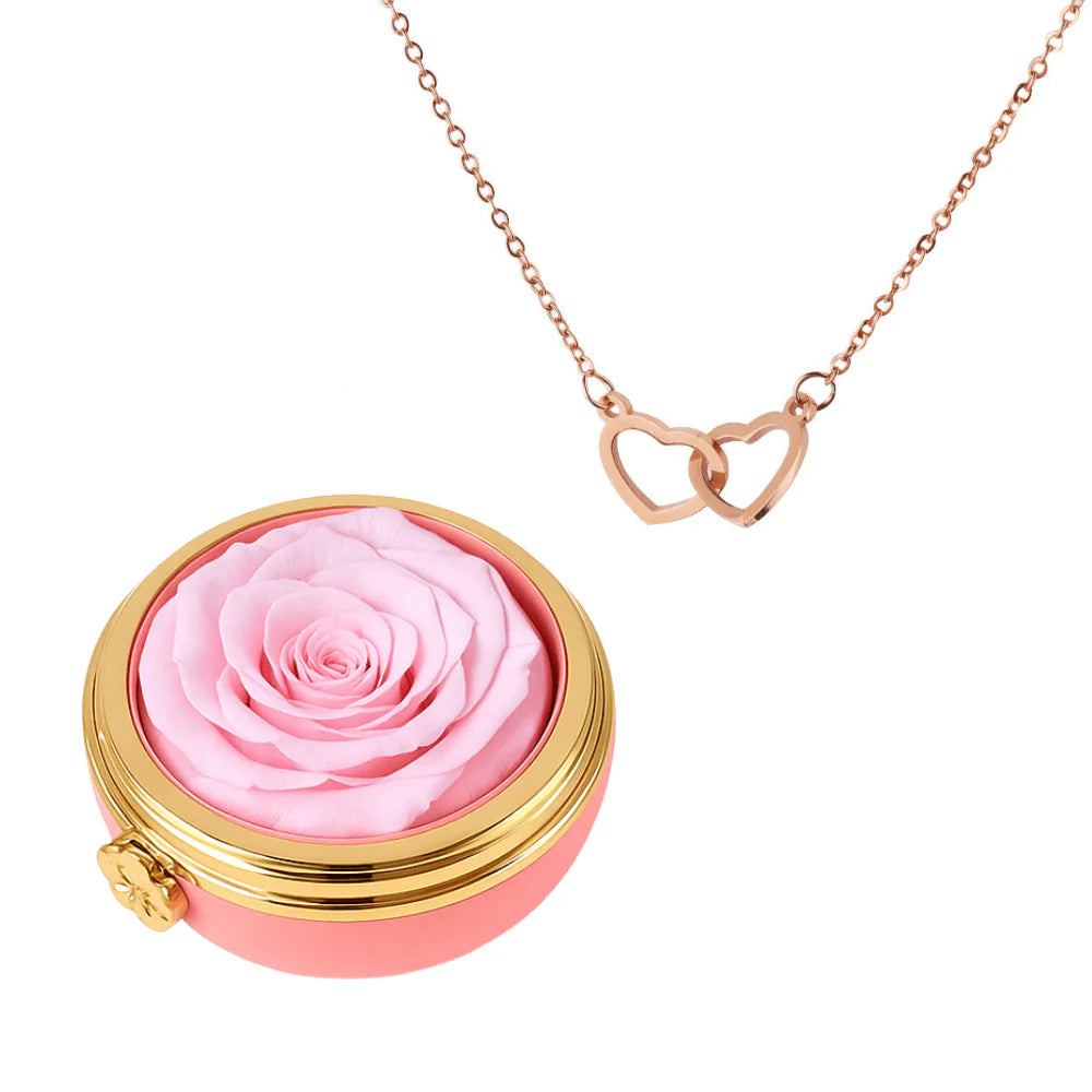 Passion Éternelle & Collier Personnalisé Plaqué Or 18K