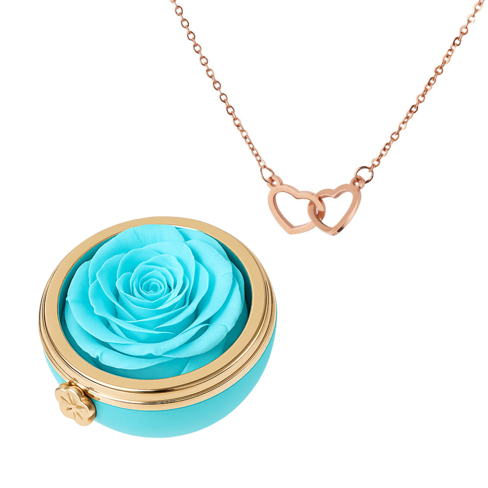 Passion Éternelle & Collier Personnalisé Plaqué Or 18K