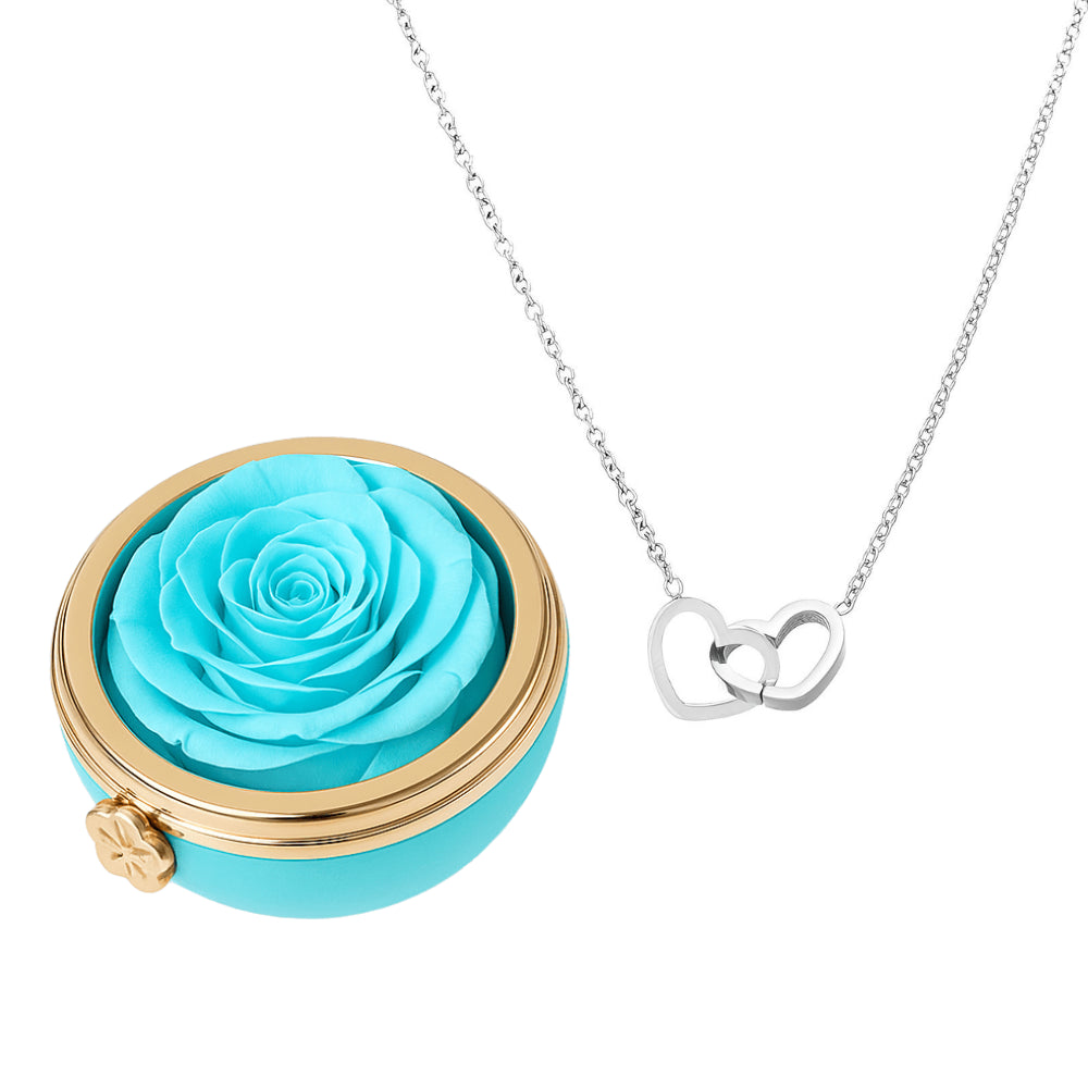 Passion Éternelle & Collier Personnalisé Plaqué Or 18K