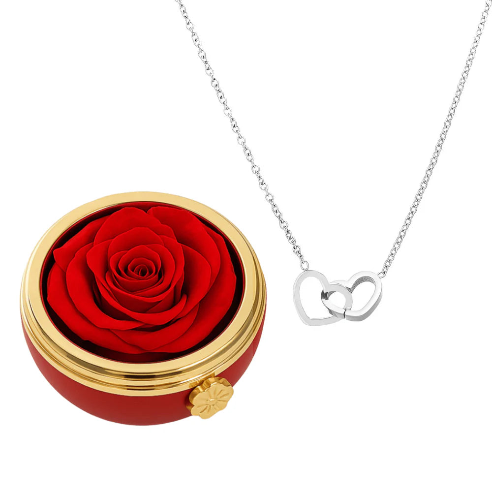 Passion Éternelle & Collier Personnalisé Plaqué Or 18K